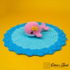 Willa the Whale Security Blanket Crochet Pattern