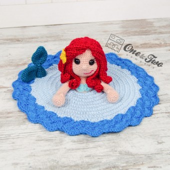 Marina the Mermaid Security Blanket Crochet Pattern