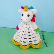 Nuru the Unicorn Security Blanket Crochet Pattern