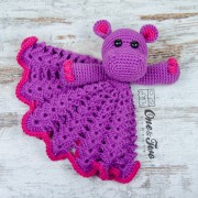 Pip the Hippo Security Blanket Crochet Pattern