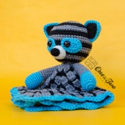 Rascal the Raccoon Security Blanket Crochet Pattern