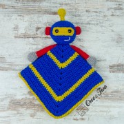 Robby the Robot Security Blanket Crochet Pattern