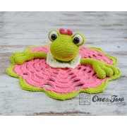 Kelly the Frog Security Blanket Crochet Pattern
