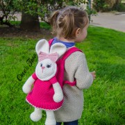 Olivia the Bunny Backpack Crochet Pattern
