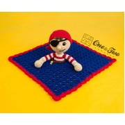 Pete and Penny the Pirates Security Blanket Crochet Pattern