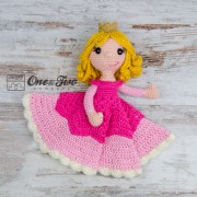 Princess Rose Security Blanket Crochet Pattern
