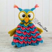 Quinn the Owl Security Blanket Crochet Pattern
