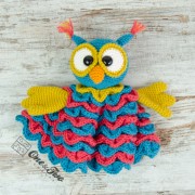 Quinn the Owl Security Blanket Crochet Pattern