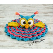 Quinn the Owl Security Blanket Crochet Pattern