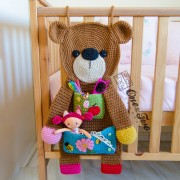 Teddy Bear Organizer Crochet Pattern