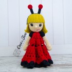 June the Ladybug Girl Security Blanket Crochet Pattern