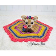Meadow the Sweet Fawn Lovey and Amigurumi Crochet Patterns Pack