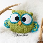 Ollie the Owl Pillow Crochet Pattern