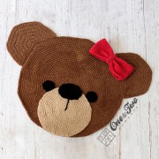 Teddy Bear Rug Crochet Pattern