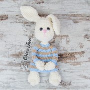 Bo the Bunny Cuddler Crochet Pattern