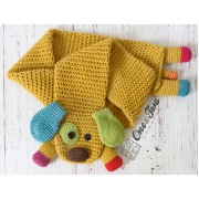 Scrappy the Happy Puppy Scarf Crochet Pattern
