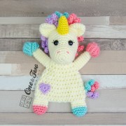 Sparkle the Unicorn Cuddler Crochet Pattern
