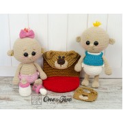 Lucy and Linus the Baby Twins Crochet Pattern