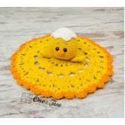 Coco the Little Chicken Security Blanket Crochet Pattern - English, Dutch, German, Spanish, French