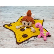 Cyra the Cavegirl and Dixie the Dino Lovey and Amigurumi Crochet Patterns Pack
