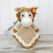 Haley the Horse Security Blanket Crochet Pattern