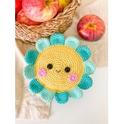 Spring Folding Shopping Bags Crochet Pattern - English, Dutch, German, Spanish, French