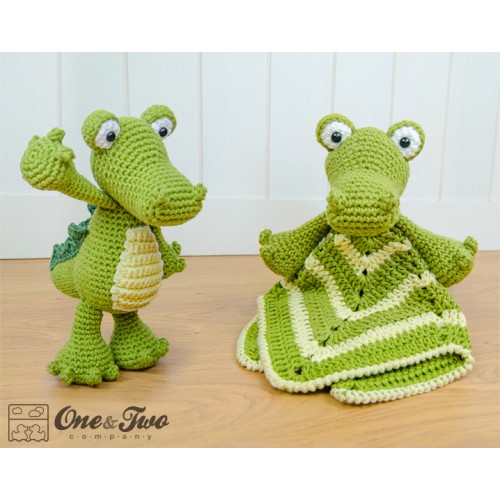 Crocodile Lovey And Amigurumi Crochet Patterns Pack