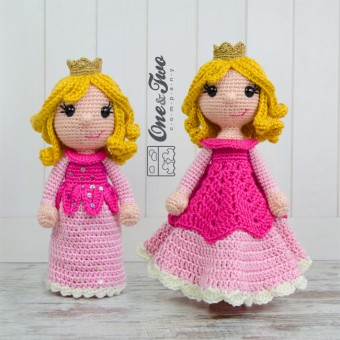Princess Rose Lovey and Amigurumi Crochet Patterns Pack