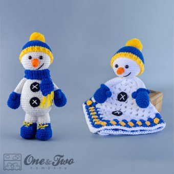 Snowman Lovey and Amigurumi Crochet Patterns Pack