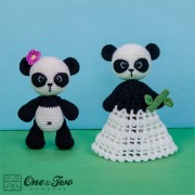 Zhen the Panda Lovey and Amigurumi Crochet Patterns Pack