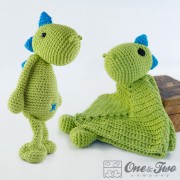 Dino Lovey and Amigurumi Crochet Patterns Pack