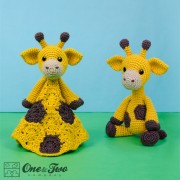 Geri the Giraffe Lovey and Amigurumi Crochet Patterns Pack